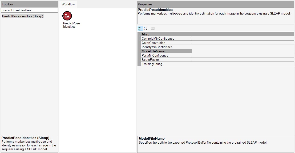 Bonsai PredictPoseIdentities module